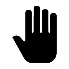 Solid Atom hand icon