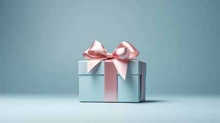 Elegance in Simplicity: Striking Gift Box on Pastels
