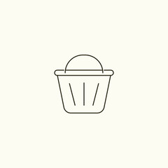 Shopping Basket Icon - E-commerce, Retail, Online Shopping, Digital Commerce, Add to Cart Symbol - Retail Technology, Web Shopping, Online Marketplace - Consumer Goods, Internet Sales