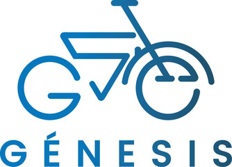 Cyclist name logo design 