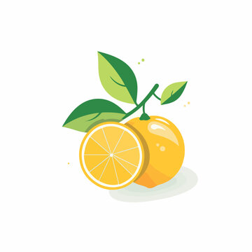 Lemons in cartoon, doodle style. 2d vector illustration in logo, icon style. AI Generative