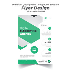 Creative Marketing Strategy Modern Flyer Design Template 