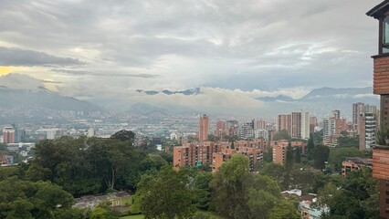 Obraz premium view of the city of medellin Colombia