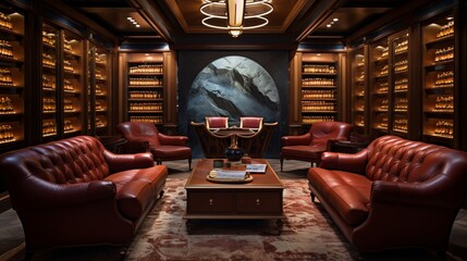 Fancy a puff in a private outdoor cigar lounge? Picture leather seating, a walk-in humidor a?" the whole nine yards.