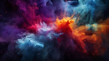 Obraz na płótnie Canvas visualization of nebula