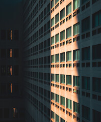 Obraz premium Cinematic sunset