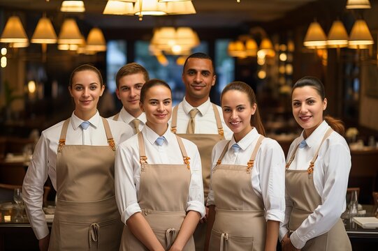 Professional Hospitality Team at a Luxury Hotel