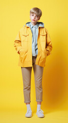 Fototapeta premium Stylish woman in stylish clothes.