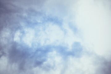 Obraz premium Dark clouds in the sky. The sky is overcast