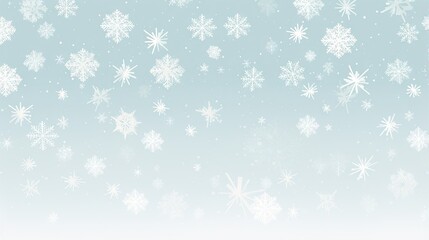 Obraz na płótnie Canvas a blue and white background with snowflakes on it. generative ai