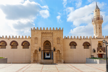 The Mosque of Amr Ibn Al As, the first Mosque in Egypt, old Cairo