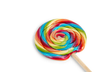 colorful candy isolated on white background