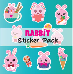 Rabbit Sticker Pack