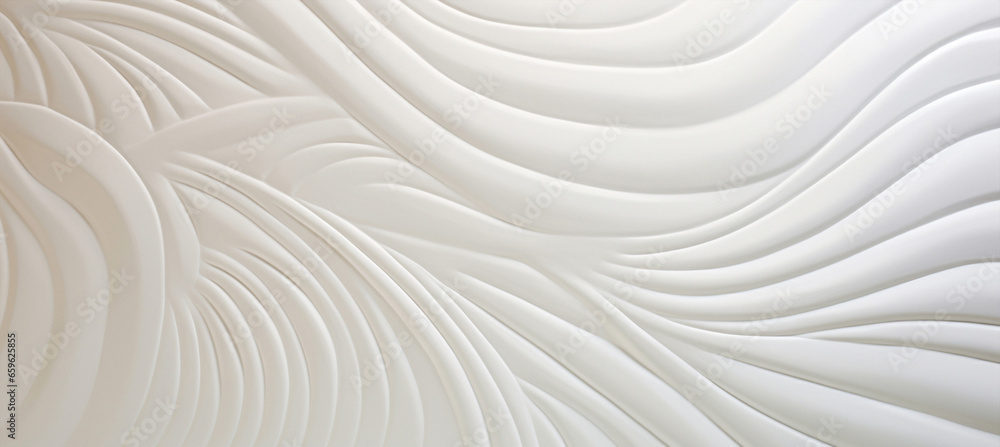 Poster wave pattern line light abstraction design white background art shape smooth textured curve