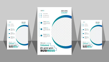 Flyer template vector illustration, annual report cover template, brochure cover design, magazine cover template, business brochure .