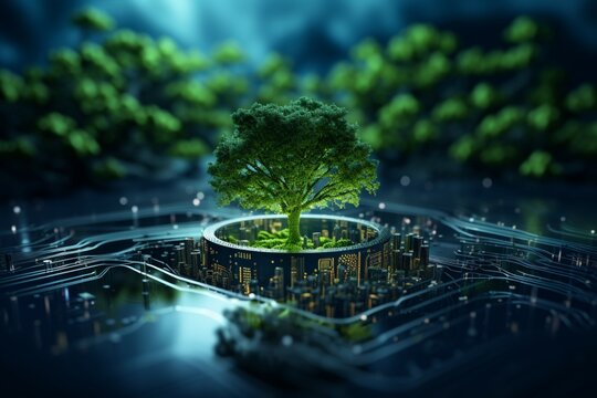 Eco conscious technology convergence prioritizes green computing and ethical IT practices