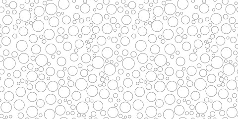 Bubbles soda seamless pattern. white color soap texture.