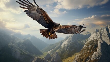 eagle in flight