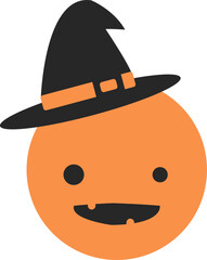 Halloween Witch Ghost Icon
