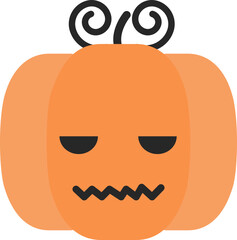 Halloween Pumpkin Ghost Icon
