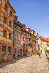 view of Nuremberg on a sunny summer day