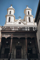 Saint Virgin Mary's Coptic Orthodox Church, also known as the Hanging Church. Cairo, Egypt