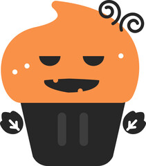 Halloween Ghost Muffin Icon
