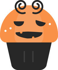 Halloween Ghost Muffin Icon
