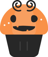 Halloween Ghost Muffin Icon
