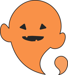 Halloween Ghost Flat Icon
