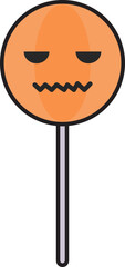Halloween Ghost Lollipop Icon
