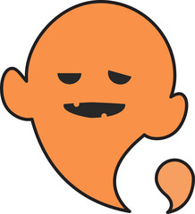 Halloween Ghost Flat Icon
