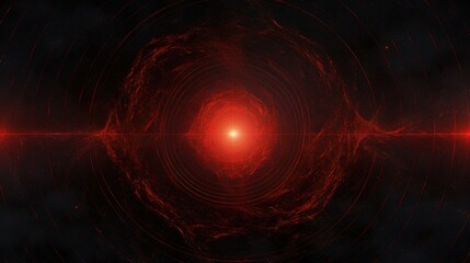 Red Cosmic Vortex Spiral Star Galaxy Atomic Energy Galactic Fire
