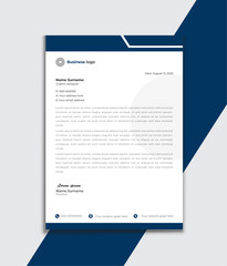 Vector Letterhead design.