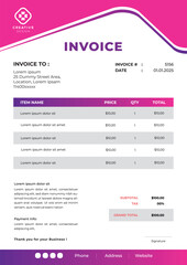 Simple Creative Invoice, Billing,Payment   Template Design