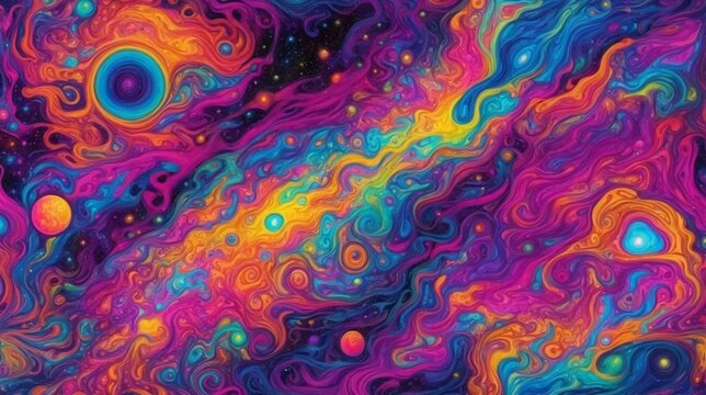 Textura papel de parede colorido tie dye, ludico abstrato em ondas