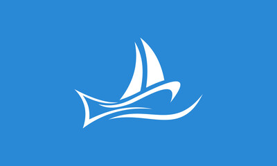 boat and fish logo