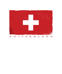 Obraz premium Swiss Flag - Switzerland Flag, Schweizer Fahne, Schweizer Kreuz