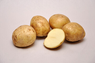 washed potatoes