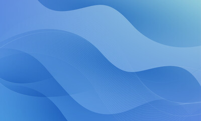 Blue curve on a light blue background