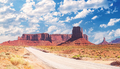 Fototapeta premium Rocks in Monument Valley, Wild West USA