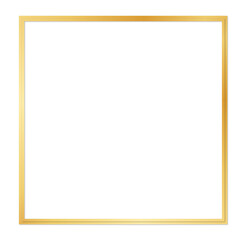 Fototapeta premium Realistic golden frame 