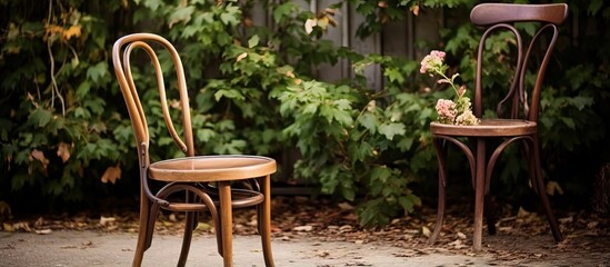 Fototapeta na wymiar Vintage outdoor furniture