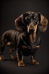 Black gold Dachshund