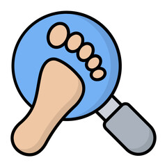 Investigation Colored Outline Icon