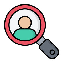 Identification Colored Outline Icon