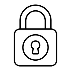Security Outline Icon