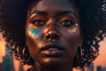 Vibrant Beauty: A Kaleidoscope of Makeup