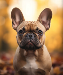 Fototapeta premium Portrait of french bulldog
