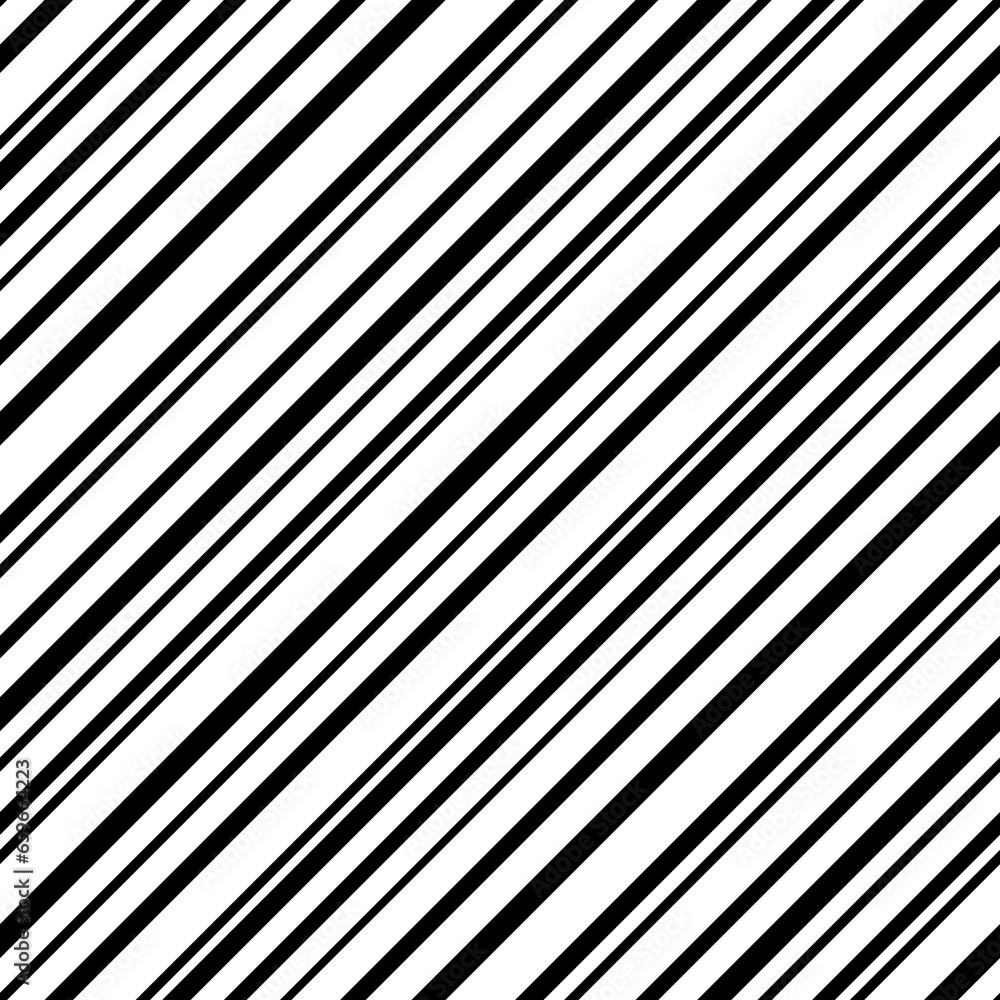 Poster stripe diagonal seamless pattern. repeated black stripes isolated on white background. repeating geo